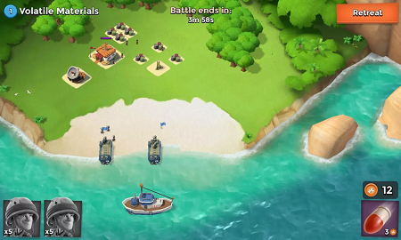 Boom Beach mod for android (gameplay screenshot)