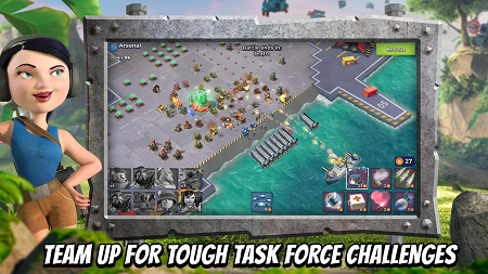 Boom Beach mod for android (gameplay screenshot)