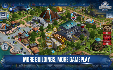 Jurassic world mod apk (gameplay screenshot)