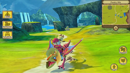 Monster Hunter Stories apk for android (gameplay screenshot)