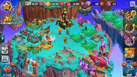 Monster Legends mod (gameplay screenshot)