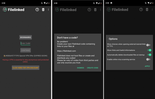 download filelinked apk latest